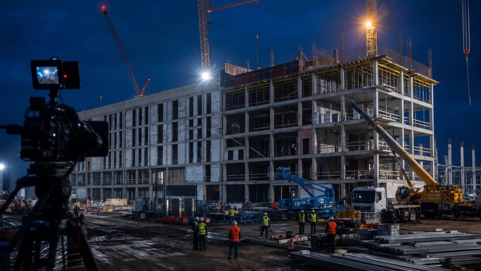 Akashi's construction can now be followed via live stream